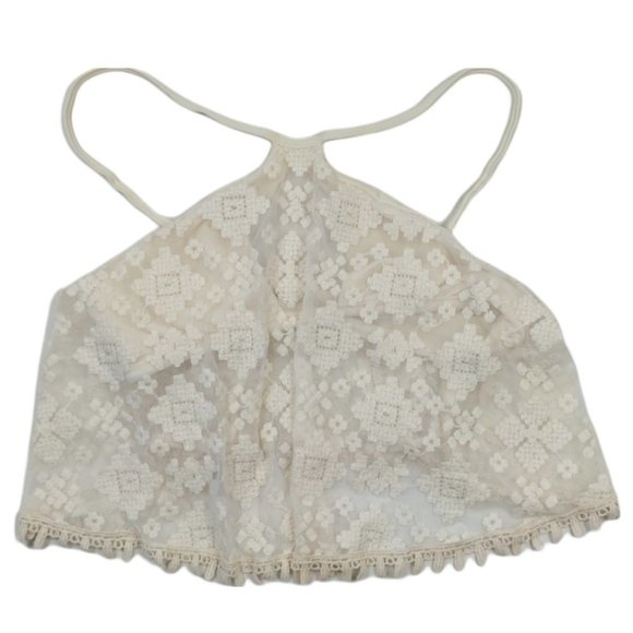 Blue Life White Lace Bikini Top - Picture 2 of 7